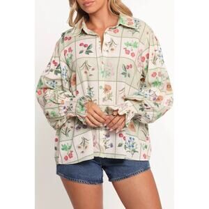 Petal and Pup Tomi Long Sleeve Shirt Flower Market size Large